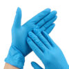 GUANTES NITRILO LARGE AZUL