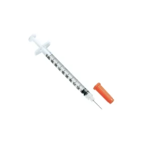 JERINGA INSULINA 1 CC 27G X 1/2 CJ 100 UNDS T/ NARANJ